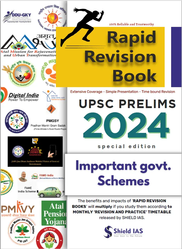 Important Government Schemes Rapid Revision Book for UPSC Prelims 2024 - ShieldIAS