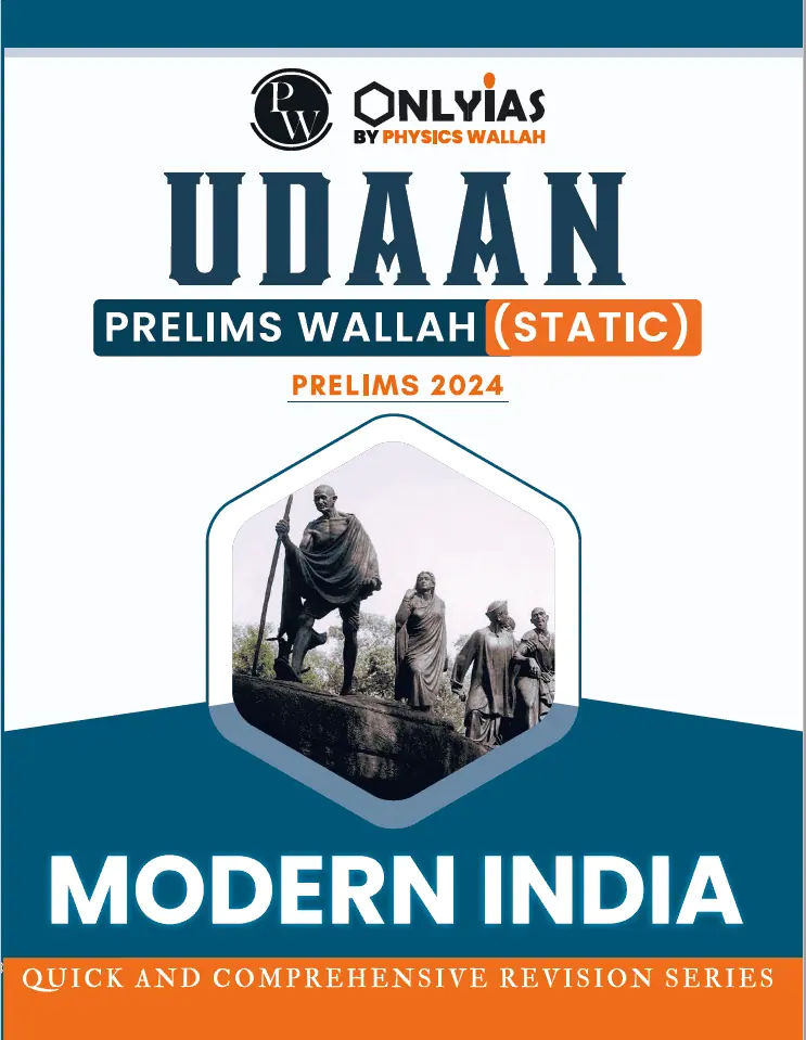 Modern India UDAAN Prelims 2024 - OnlyIAS [English Medium]