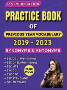 Rani Mam Synonyms and Antonyms Practice Book [2024 Edition] - RS Publication