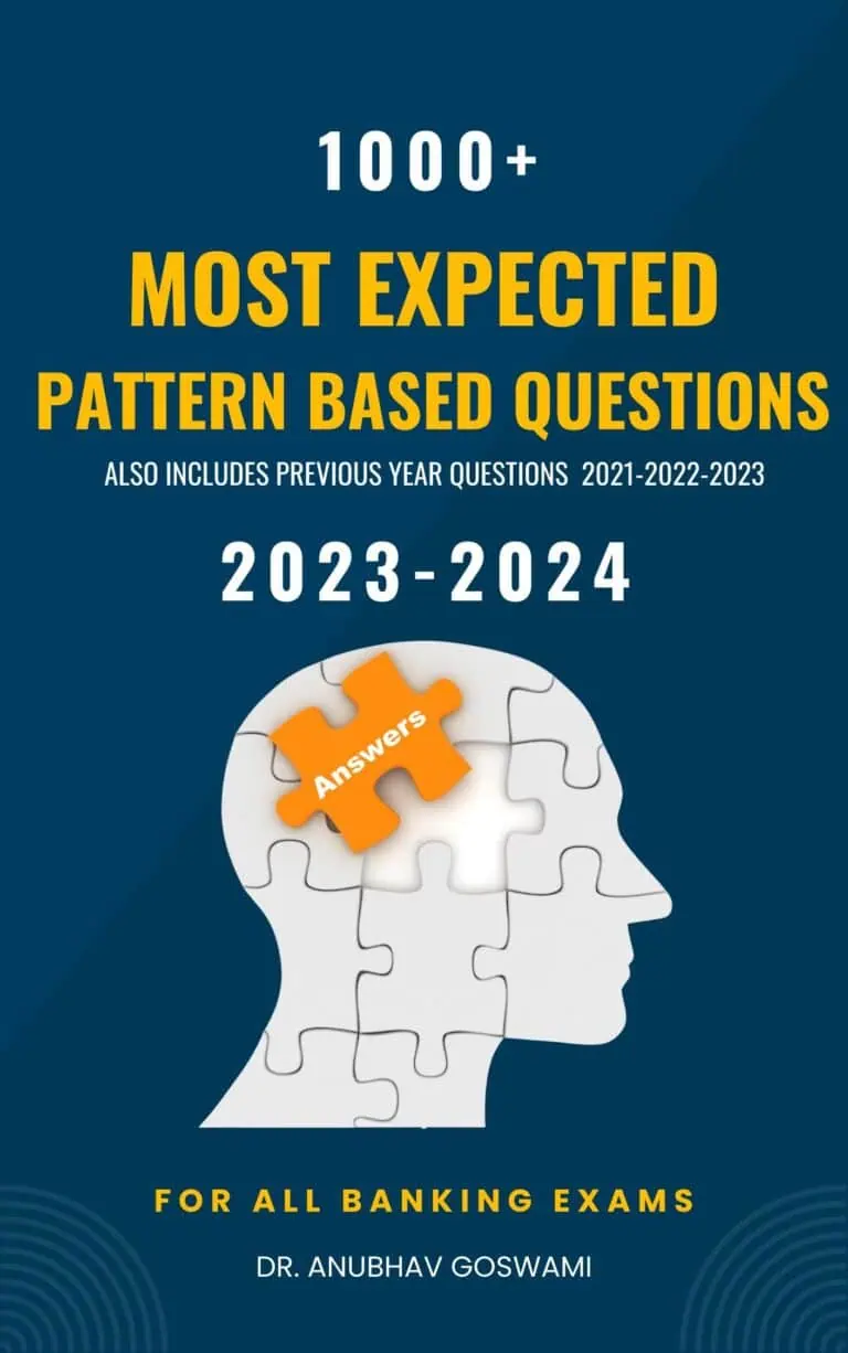 1000 Most Expected Pattern Based Questions for All Banking Exams by Anubhav Goswami