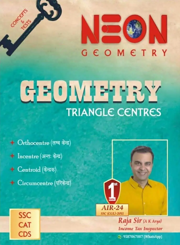 Geometry Triangle Centres Concepts and Tests by Neon Classes