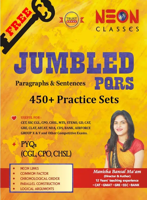 Jumbled PQRS 450Practice Sets PYQ Neon Classes