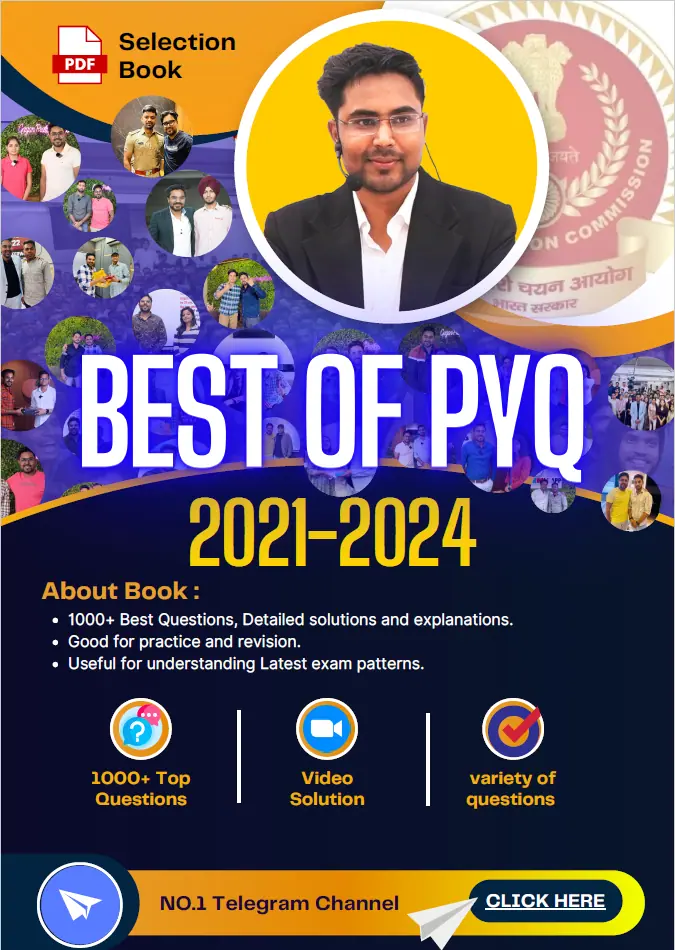 Selection Book Best of PYQ 2021 - 2024 by Gagan Pratap Sir