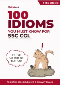 100 Idioms you must know for SSC CGL - Oliveboard