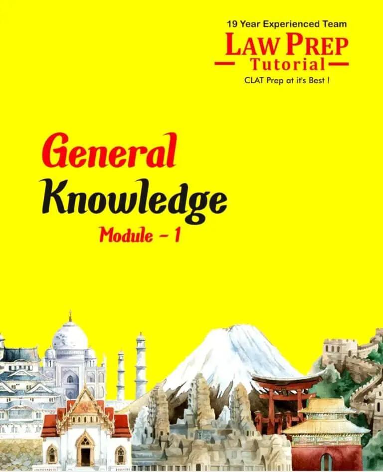 General Knowledge Module 1 - Law Prep Tutorial