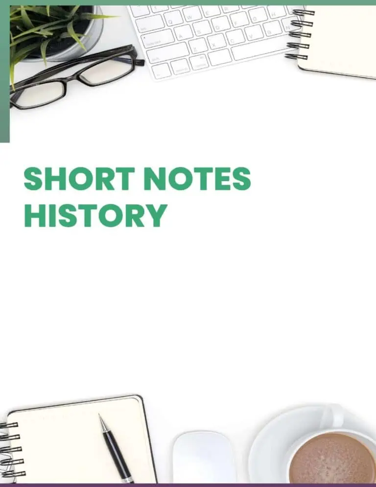 History Short Notes for SSC