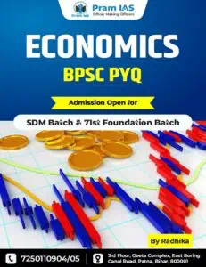 INDIAN ECONOMY BPSC PYQ by Radhika Mam - Pram IAS [English Medium]