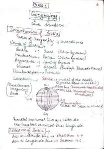 Indian Geography Handwritten Notes [English Medium] by Monika Mittal