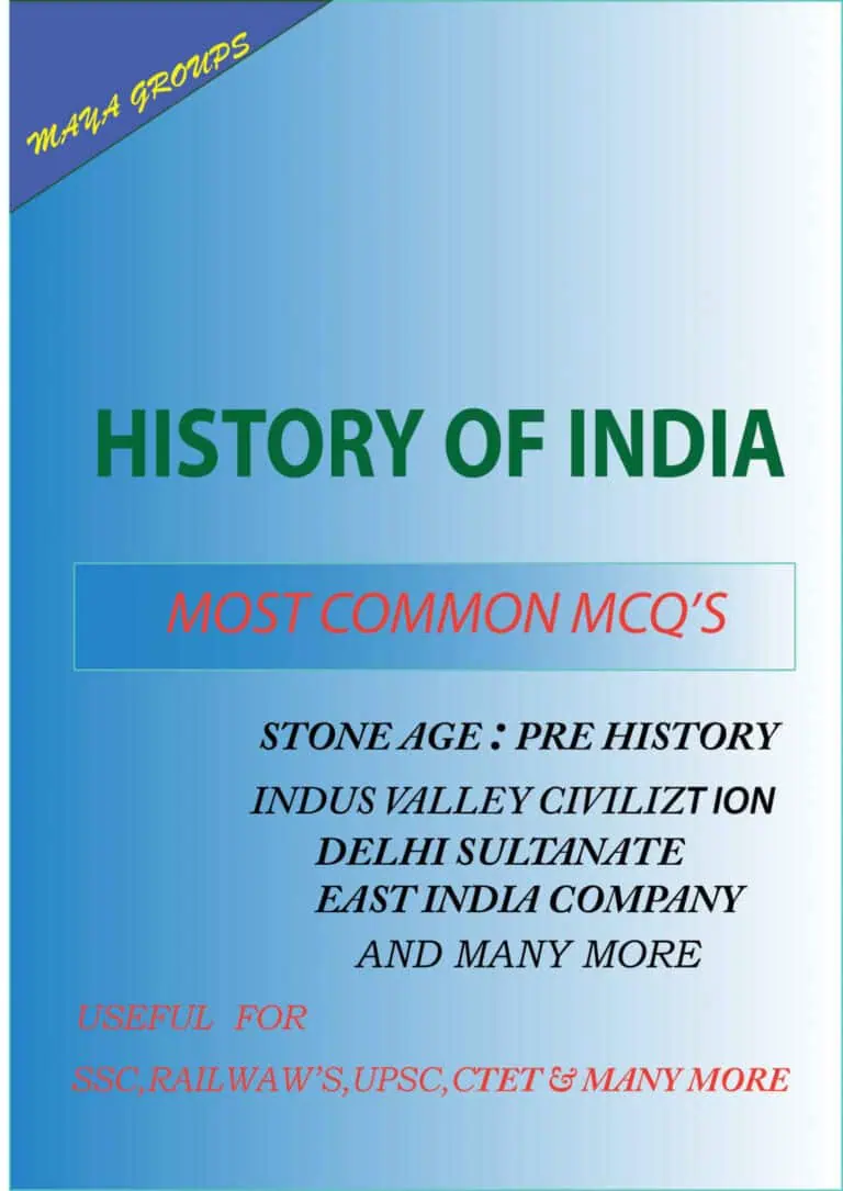 History of India Most Common MCQs - Maya Groups